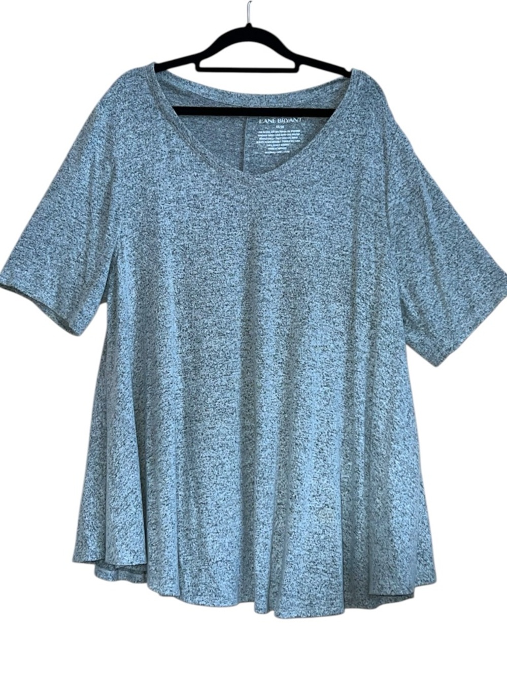 𝐋𝐀𝐍𝐄 𝐁𝐑𝐘𝐀𝐍𝐓 | GRAY HEATHERED FLOWY TOP - Picture 6 of 6